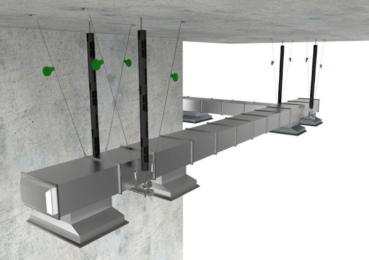 لزوم استفاده از ساپورت لرزه ای ساختمان
