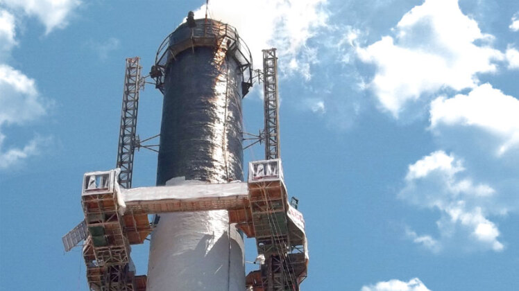 مقاوم سازی دودکش با FRP